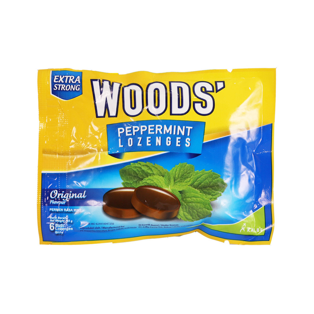 Woods` Peppermint Lozenges 6PCS(Original)