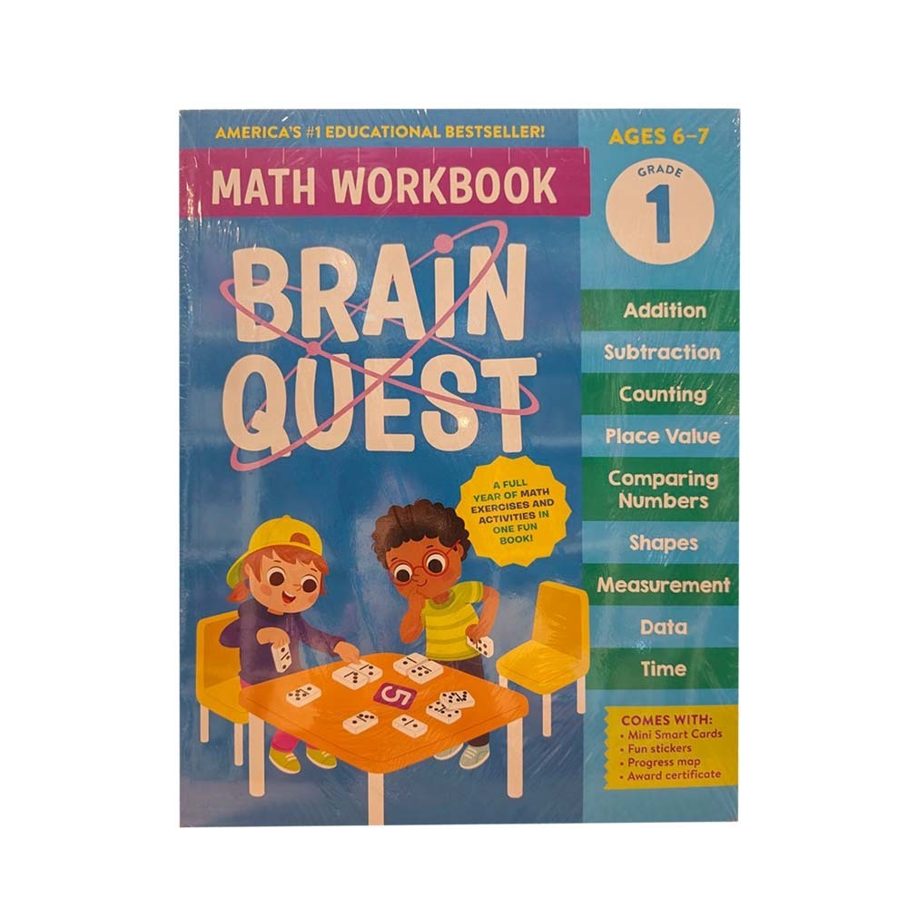 Brain Quest Math Workbook Grade 1