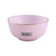 Mp Pink Gold Line Rice Bowl 4.5IN CP765