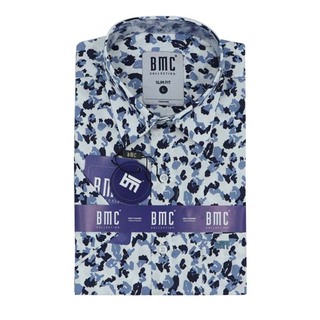 BMC Slimfit Shirts Short Sleeve 2320054(Design-2) XL