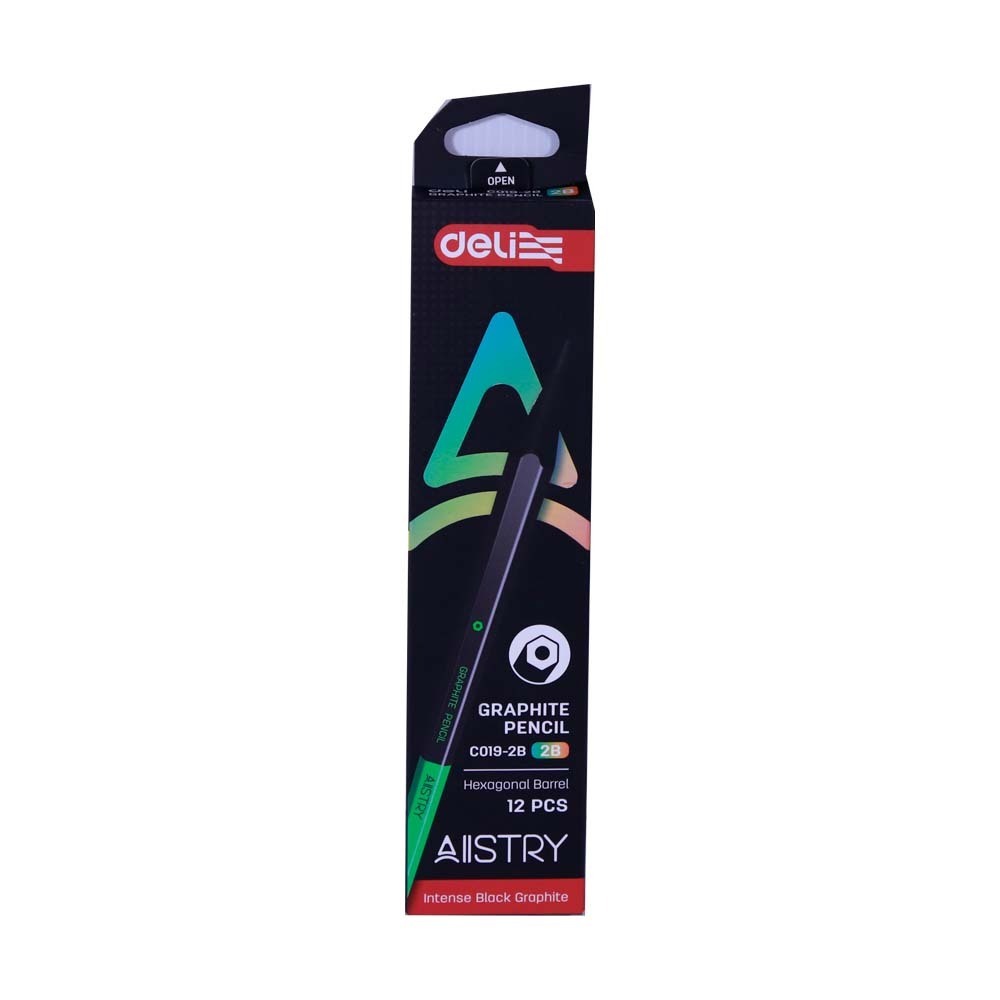 Deli Aistry Graphite Pencil 12PCS C019-2B