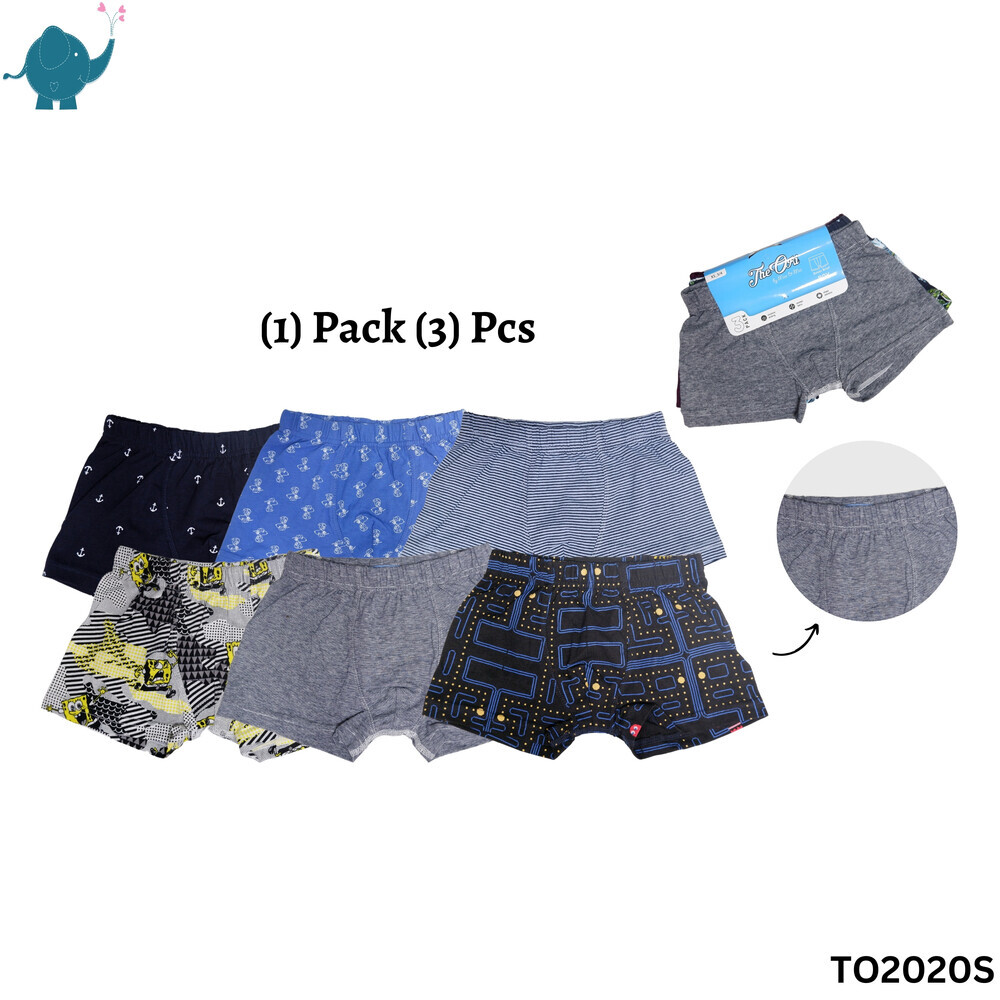 Max & Mia Kid Underwear Mix (1Pack-3PCS) TO2020S Small