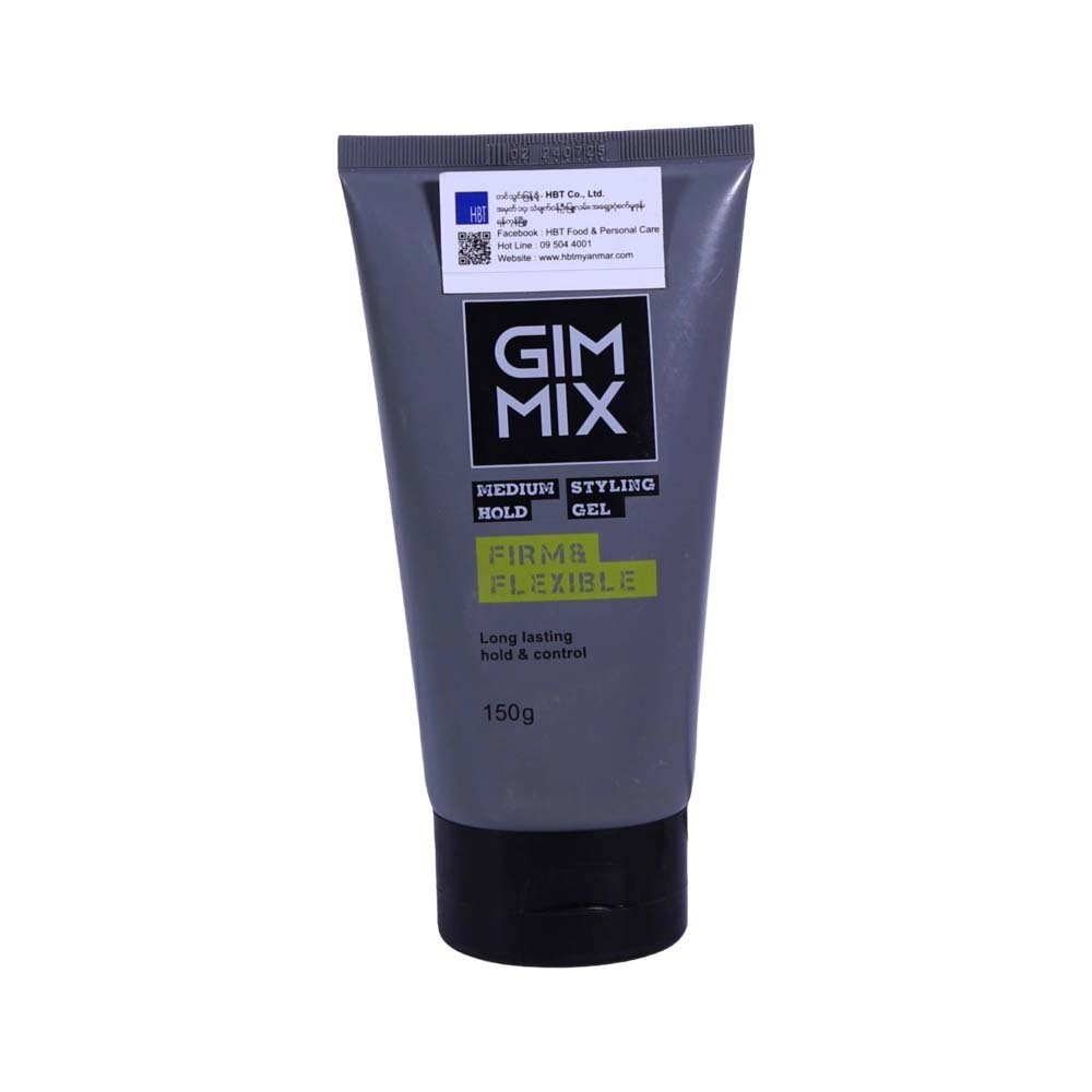 Gimmix Hair Styling Gel Firm & Flexible 150G
