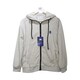 BMC Zip Hoodie 8330076 White Gray Large