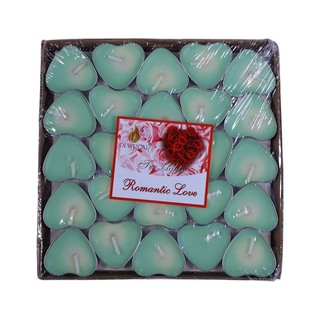 Uncle Gyi Heart Shaped Tea Light Candles Set (25PCS x 1Box) CL-3