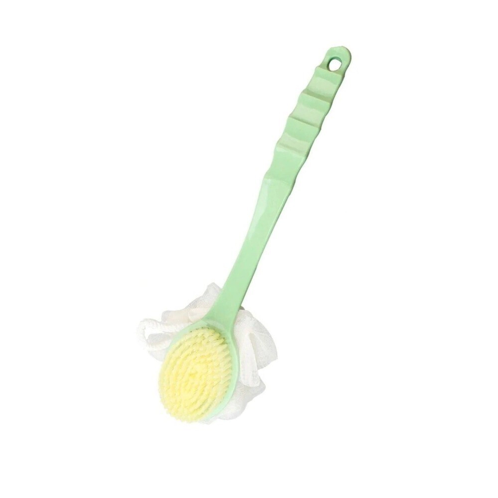 2 in 1 Bath Body Brush with Loofah Sponge KPTBPC00013 Green