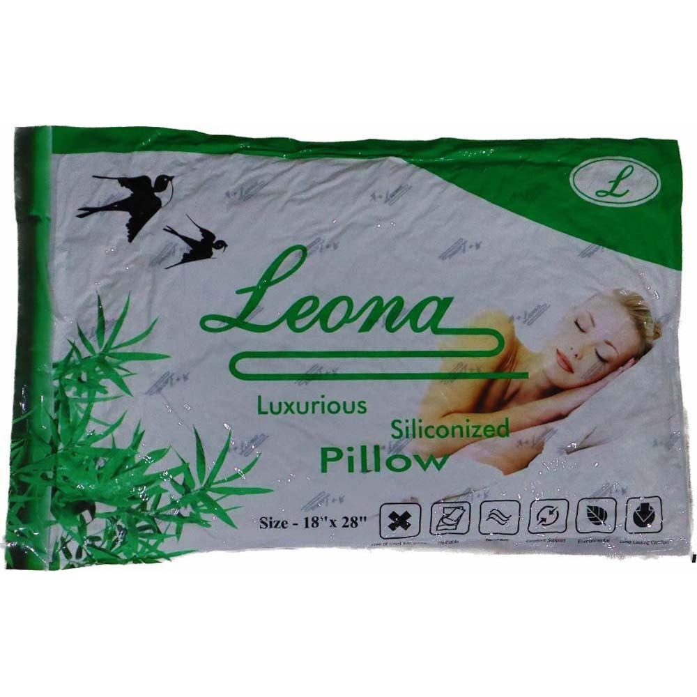 Leona Pillow White Large (18x28 IN) PI06