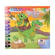 Coloring Book 12-Pages 50 Stickers No.DF333-04