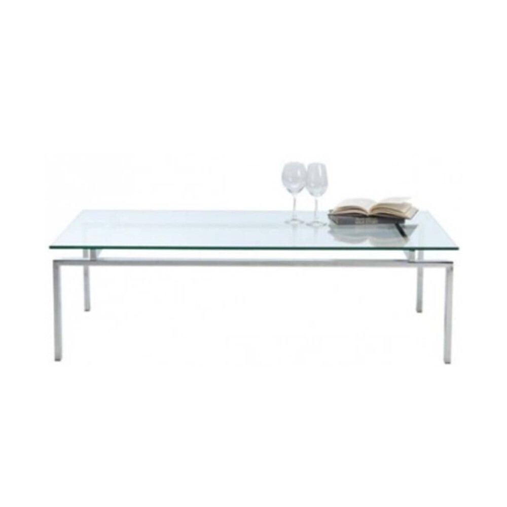 Index Magna Coffee Table 130CM Glass/Chrome