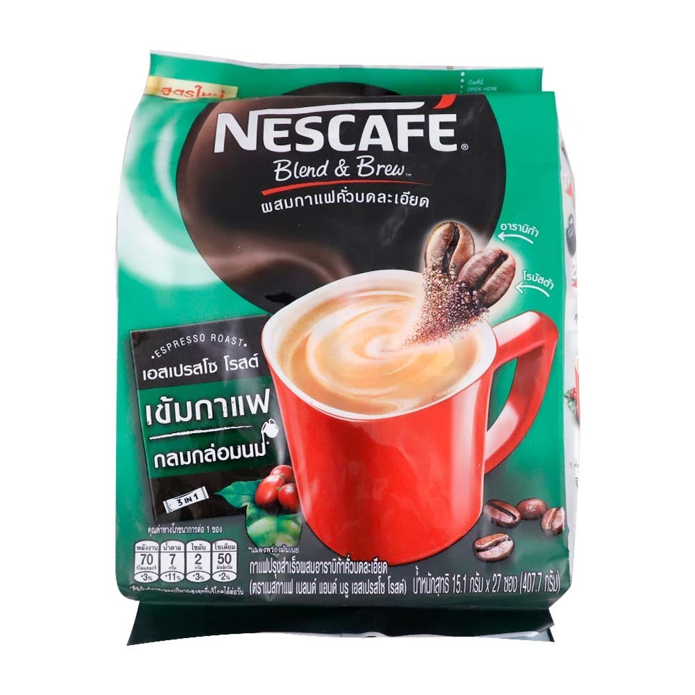 Nescafe 3In1 Coffeemix Espresso Roast 27PCS 486G