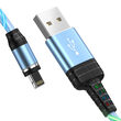 NEW U90 Ingenious Streamer Charging Cable For Lightning/Blue