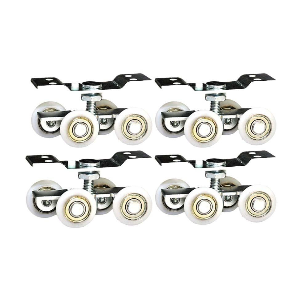 Jaramy Sliding Door Roller Track Wheels - 4PCS Pack