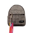 Konoko Cotton Mini Backpack Small (Brown Tweed)