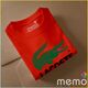 memo ygn lacoste unisex Printing T-shirt DTF Quality sticker Printing-Red (Medium)
