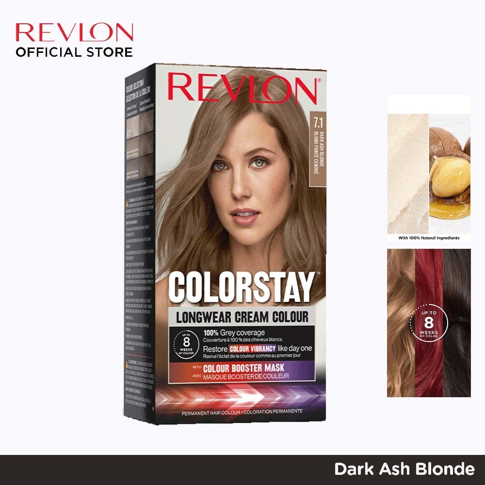 Revlon ColorStay Longwear Cream Color Hair Colouring (7.1 Dark Ash Blonde)