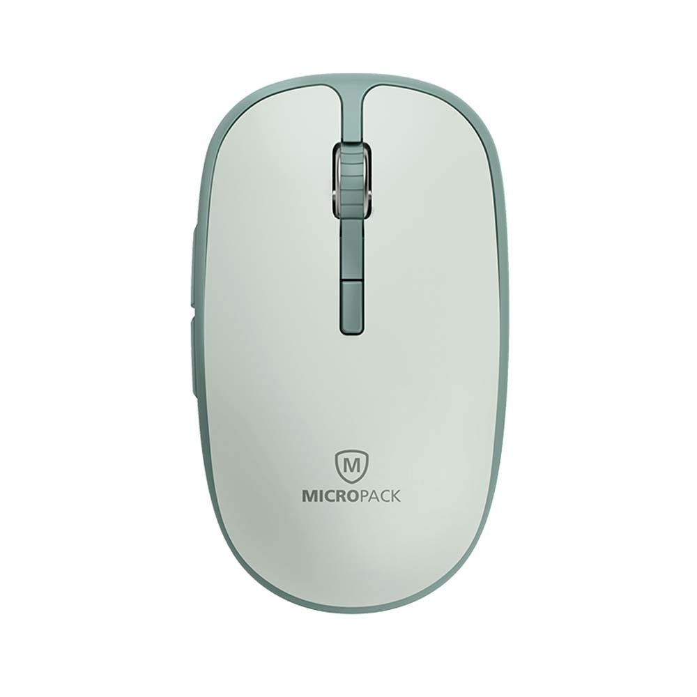 MICROPACK MP729BGN Speedy Silent 2 Dual Modes Wireless Mouse, Green