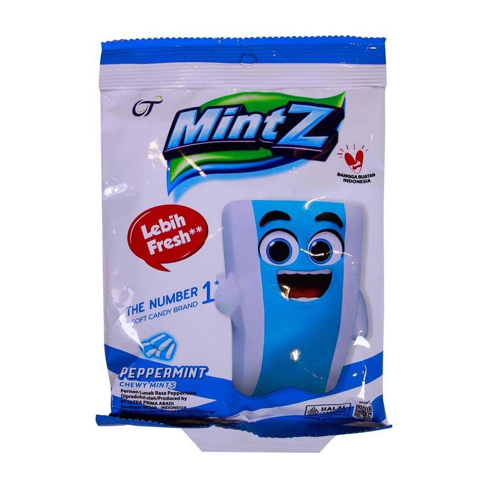 Mintz Soft Candy Peppermint 110G