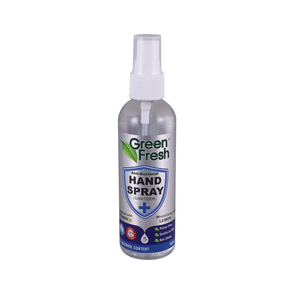 Green Fresh Hand Spray Sanitizer 100ML (Lemon)