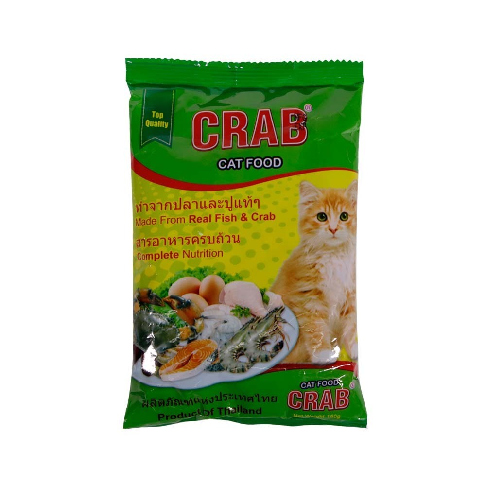 Crab Cat Food Real Fish & Crab 150G