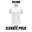 Volcano Men Elevate Polo Shirt White MDPV-S1011-01 Large