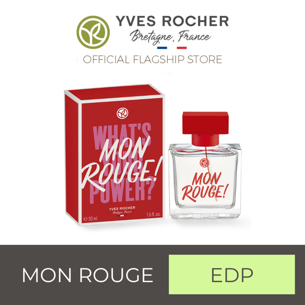 YVES ROCHER Eau De Parfum Mon Rouge 50ML Bottle 91836