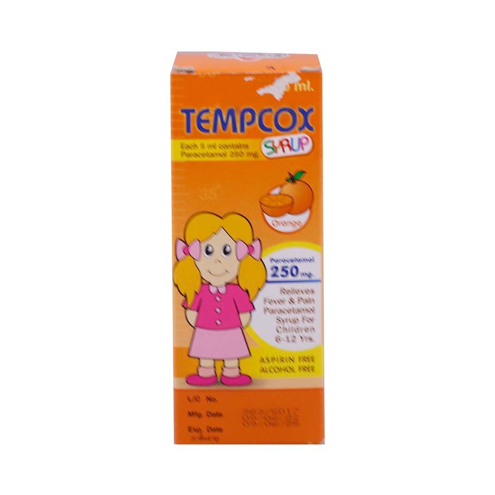 Tempcox Paracetamol 250Mg Syrup 60ML