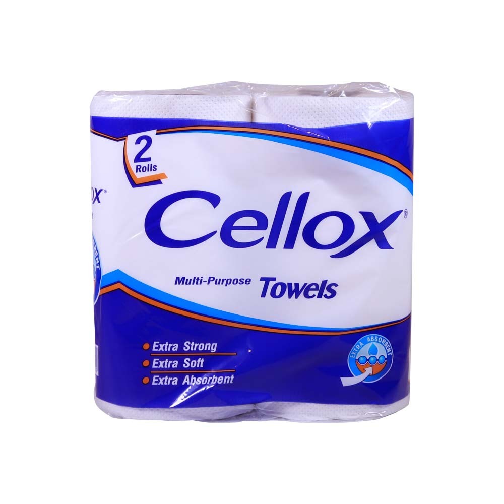 Cellox Kitchen Multi-Purpose Tissue 2Ply 2 Rolls