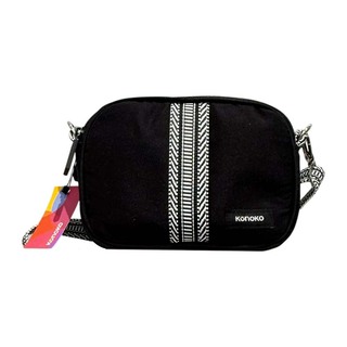 Konoko Arrow Crossbody Bag Small (Black Plain)