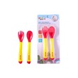 Baby Heat Sensing Spoon With Fork Set Random Color 11998