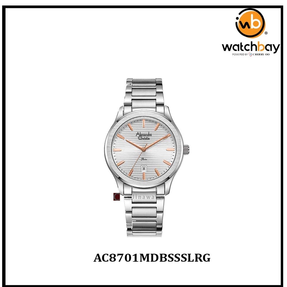 Alexandre Christie Men Watch AC8701MDBSSSLRG Cherry Oo