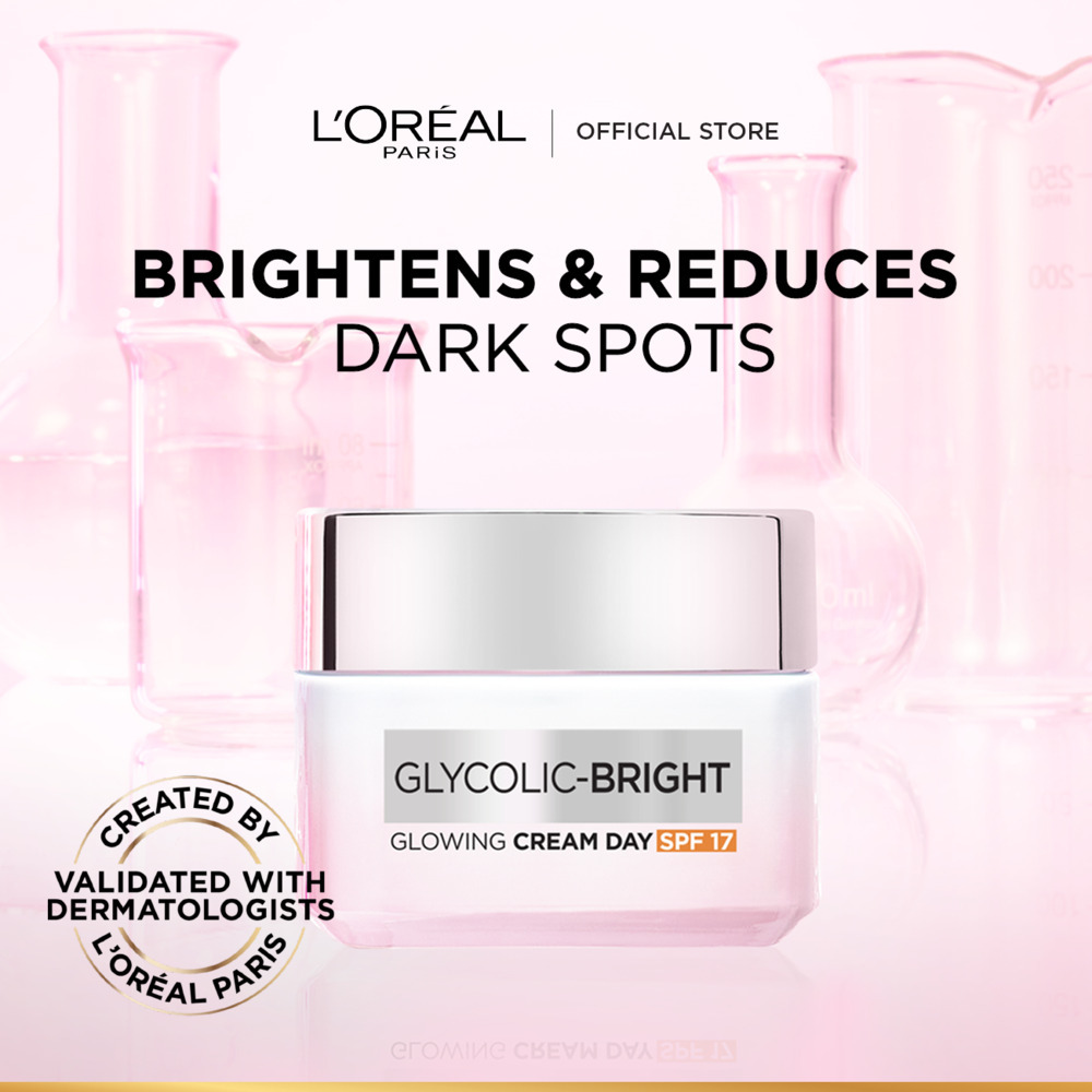 Loreal Glycolic-Bright Glowing Day Cream SPF 17 50ML