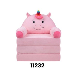 Baby Cele Cute Red Crab Foldable Kids Plush Sofa Chair 11232