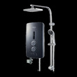 Prato Instant Heater Heater with Pump  + Rain Shower (PRT-9EP BLACK)