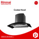 Rinnai Cooker Hood RH-C1119-GCW Black
