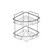 Metal Bathroom Rack 2Step 30x25x35cm XY-005