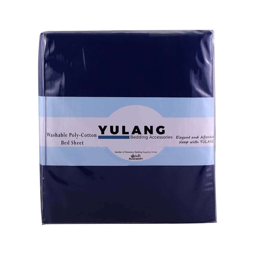 Yulang Bed Sheet 3PCS 3.5X6.5FTx9INCH Blue