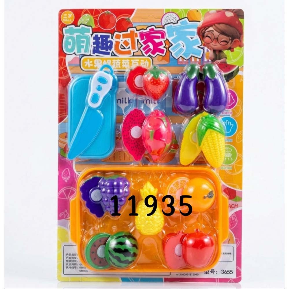 Baby Cele Cutting Fruits 10PCS 11935