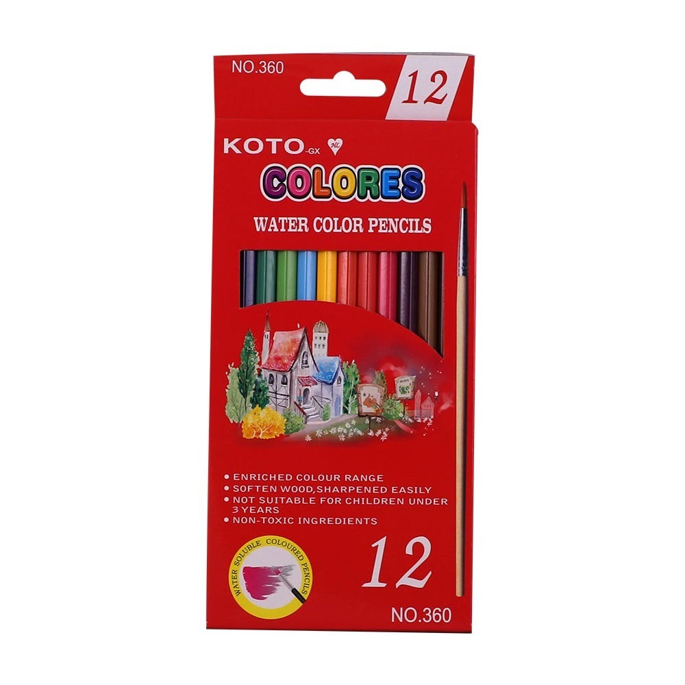 Koto Water Color Pencils 12PCS NO.360