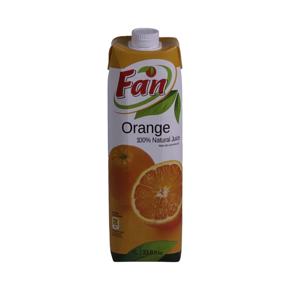Fan 100% Fruit Juice Orange 1L