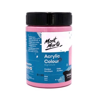 M.M. Acrylic Colour 300ML - Brilliant Red