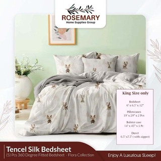 Rosemary Flora Collection Bedsheet Set (5PCS) RM-RM-TBS1001 (TB-10)