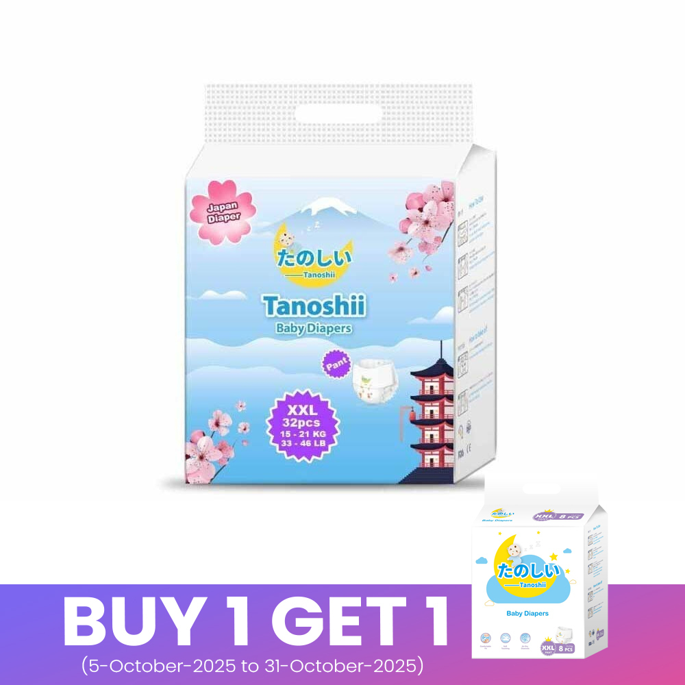 Tanoshii Baby Diaper Pant 2XL-32PCS  8 836000 100080