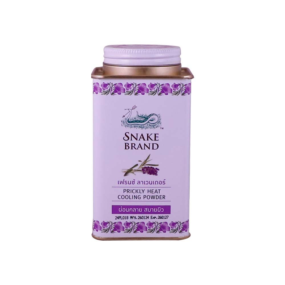 Snake Brand Powder Prickly Heat Lavender 140G