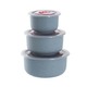 ဂျုံရိုးဆီလုံရေလုံဘူး(3Pcs) Blue KPT-0488