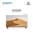 Skyworth LED 32” HD Frameless T2  Black 32 STD2000