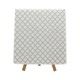 S & J's Single Bedsheet Grey Flower SJ-108