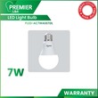 Premier Led Bulb 7W Screw Type PLED-AC7WASSTDL