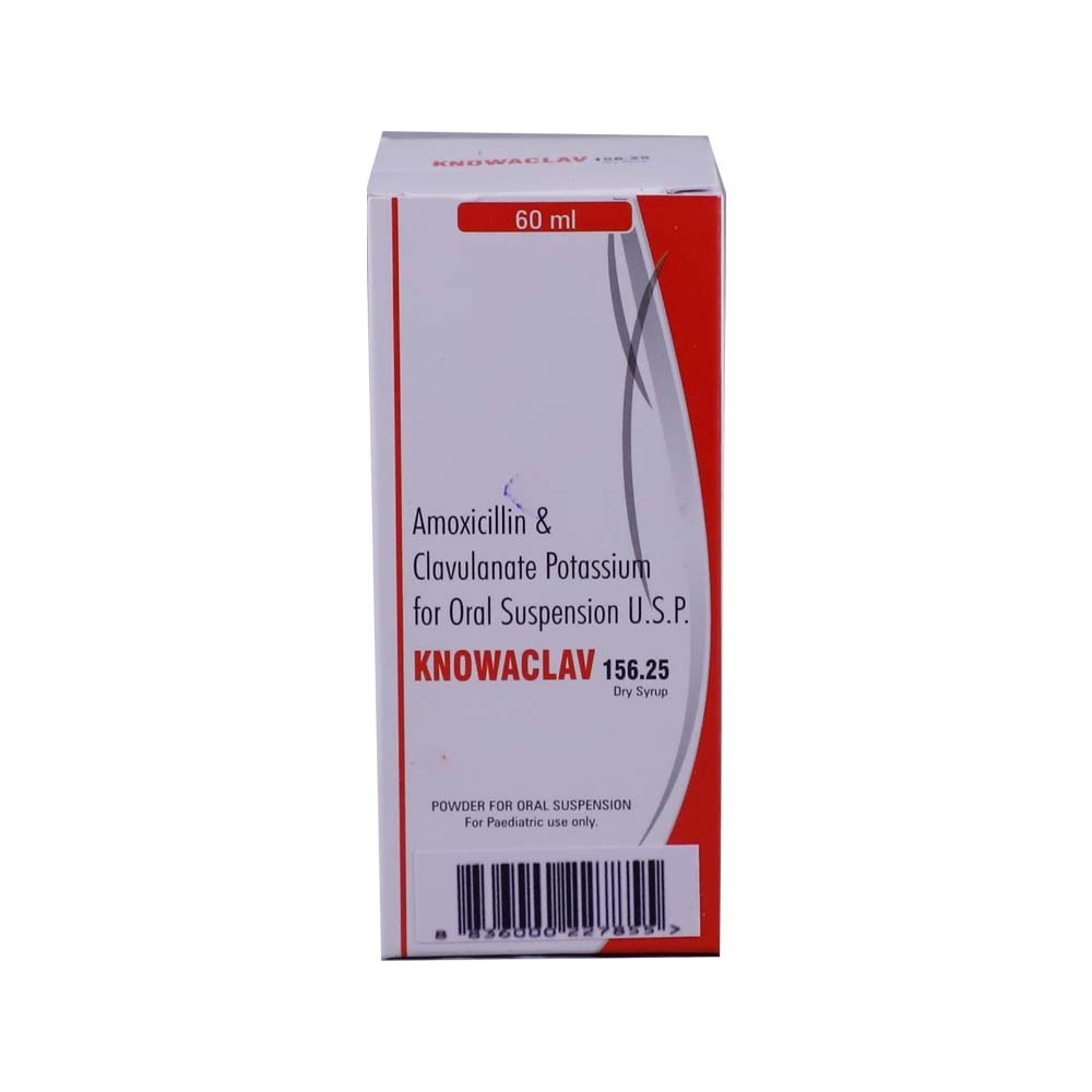 Knowaclav Co-Amoxiclav 156.25Mg Suspension 60ML