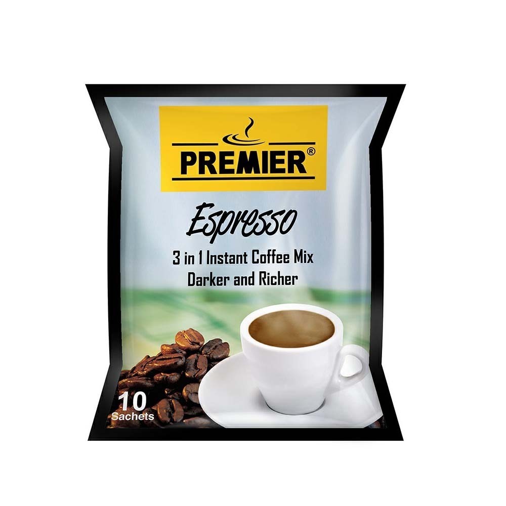 Premier Espresso 3 in 1 Instant Coffee Mix 180G 10Sachets | အသင့်သောက ...