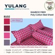 Yulang Bamboo Poly-Cotton Double Bedsheet 5PCS Set BF(D)-B102R